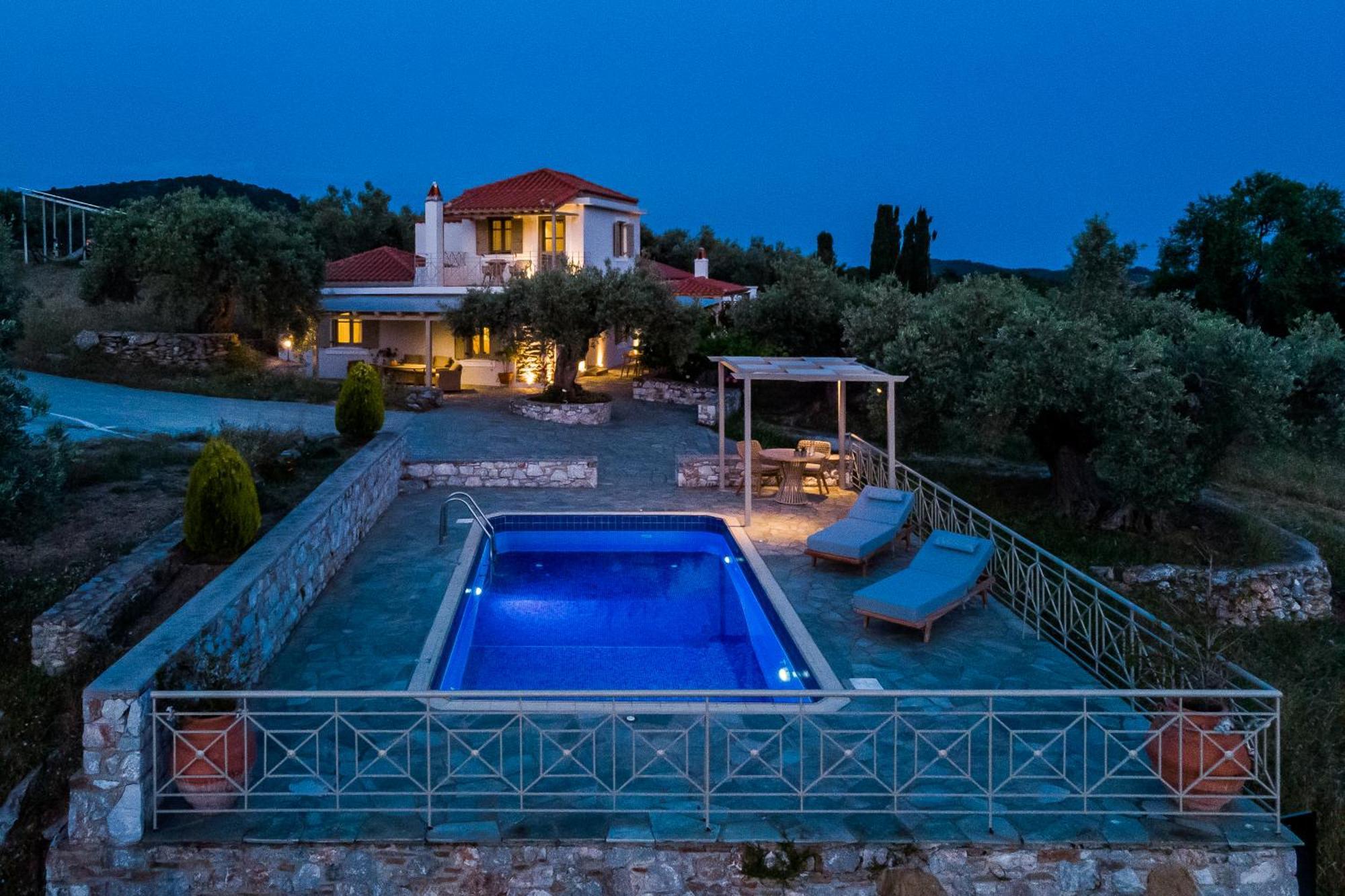 Villa Nektaria Alikias المظهر الخارجي الصورة