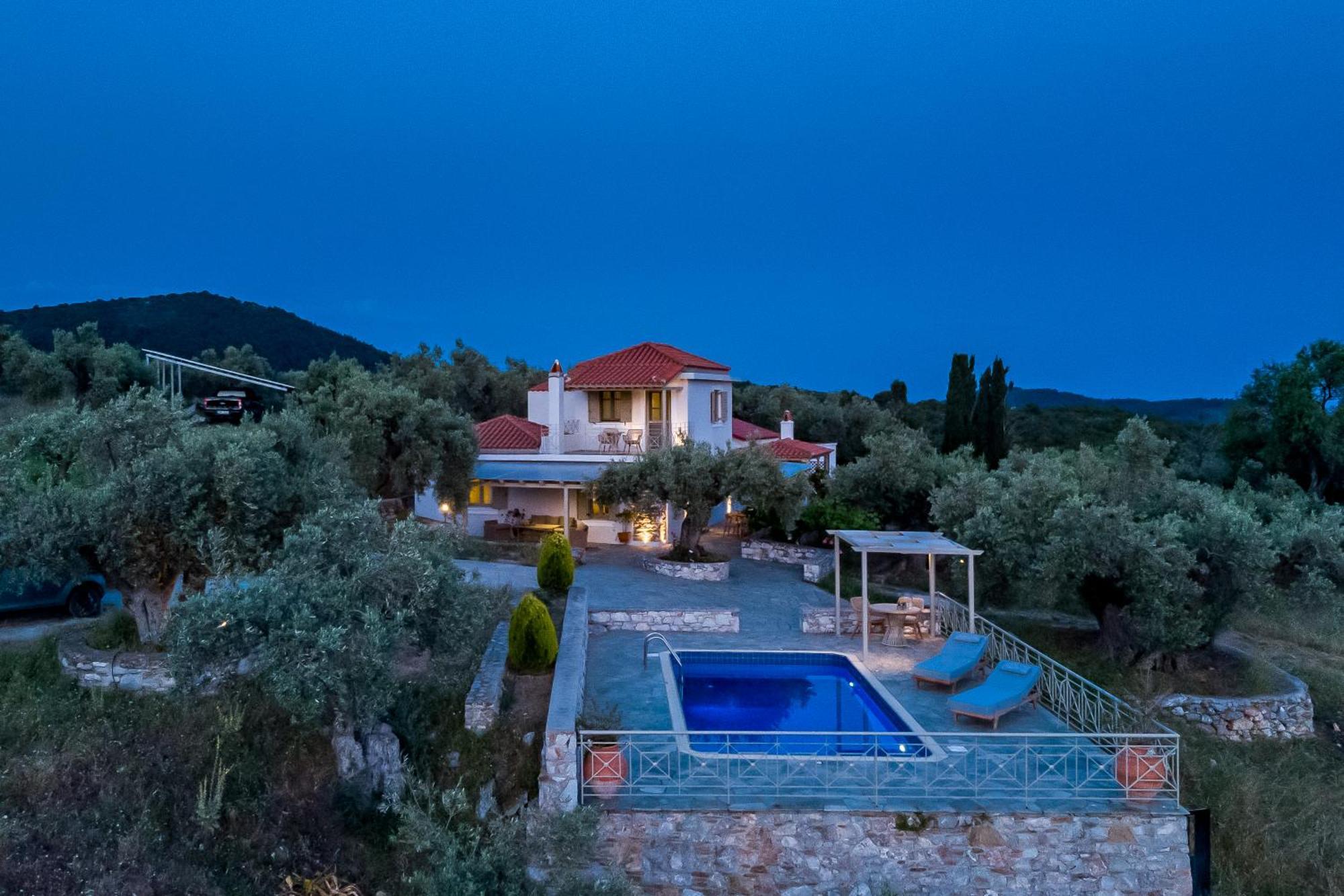 Villa Nektaria Alikias المظهر الخارجي الصورة