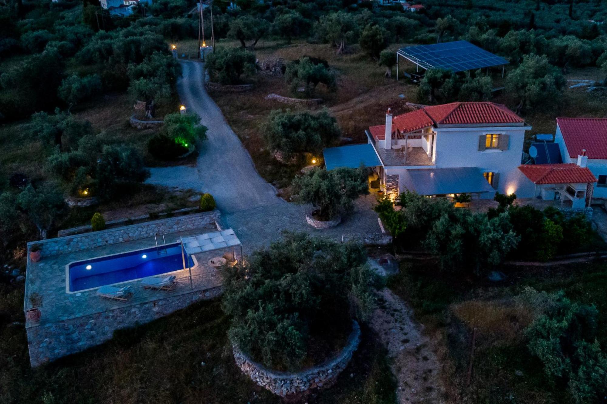 Villa Nektaria Alikias المظهر الخارجي الصورة