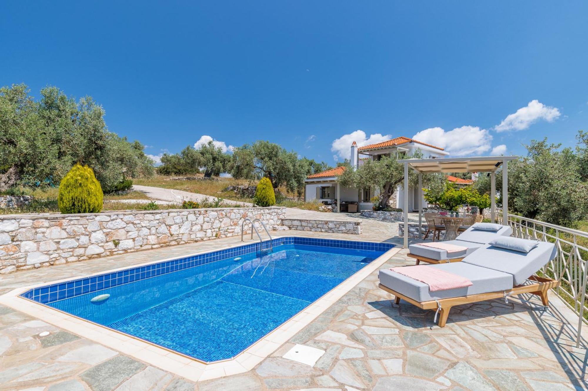 Villa Nektaria Alikias المظهر الخارجي الصورة