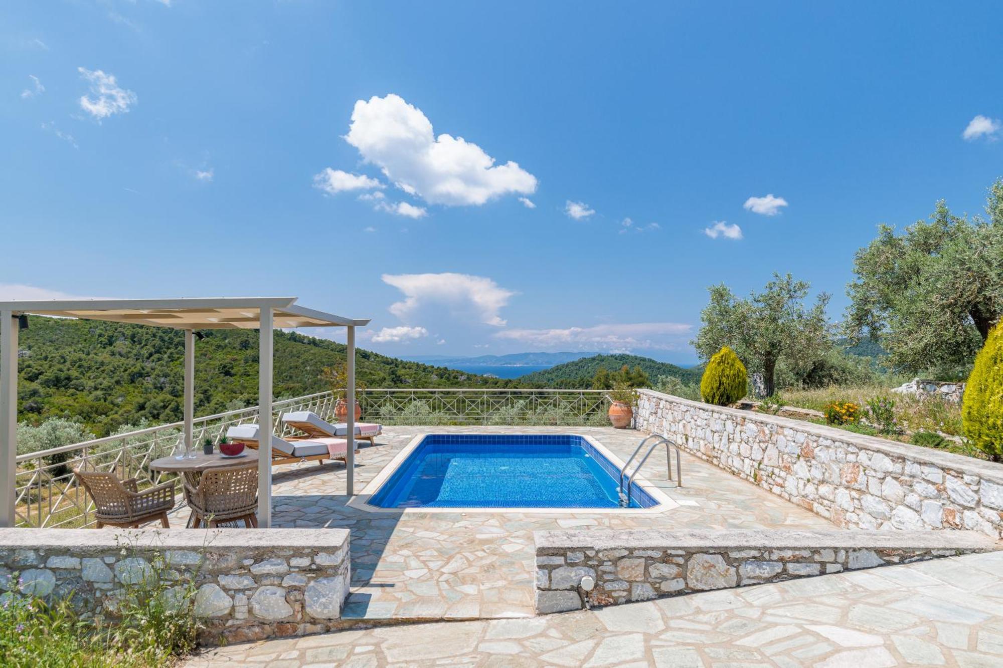 Villa Nektaria Alikias المظهر الخارجي الصورة